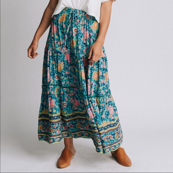 Clad & Cloth Dresses & Skirts - Clad & Cloth Floral Maxi Skirt